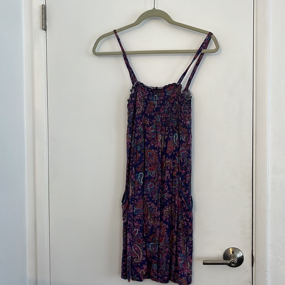 Aqua paisley dress - Picture 5 of 10